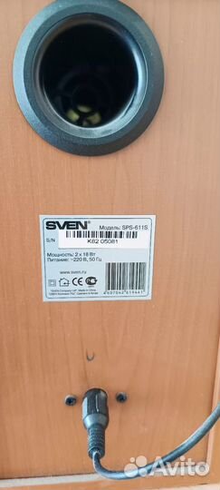 Акустические колонки sven