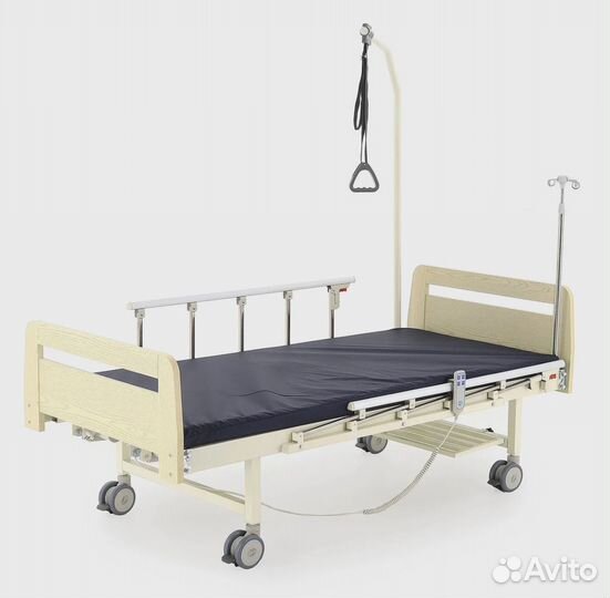 Медицинская кровать металическая с механизмом