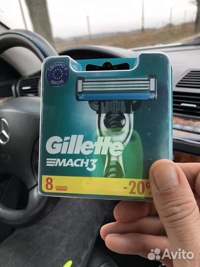 Gillette mach 3 и Gillette Fusion 5