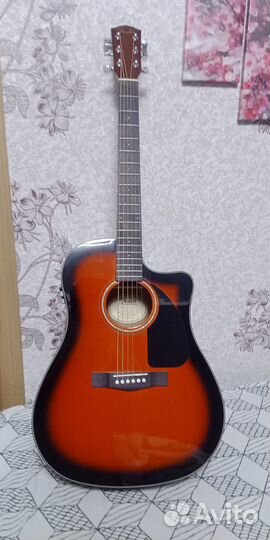Электроакустическая гитара Fender CD-60CE SB DS-V2