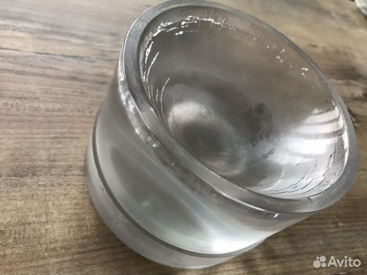 Ступка большая лабораторная прозрачная