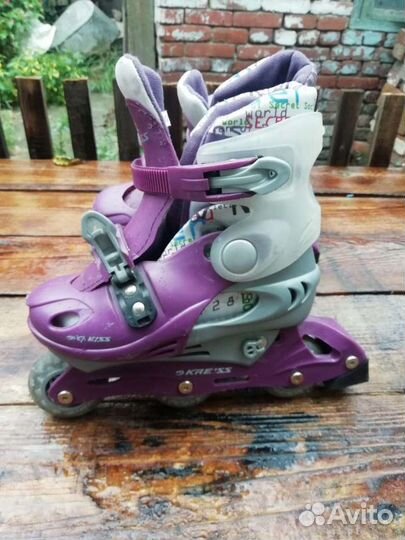 Роликовые коньки детские раздвижные