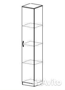 Пенал с полками