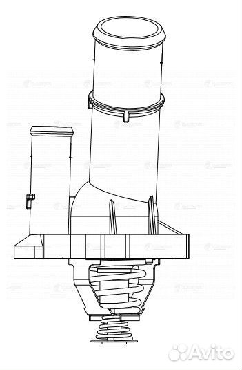 Luzar LT-1041 Термостат для ам Ford Focus II 05-Mo
