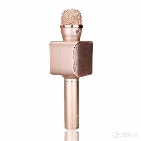 Микрофон беспроводной караоке YS-68 золотой