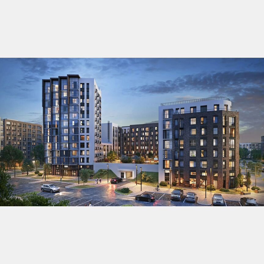 3-к. квартира, 73,9 м², 2/9 эт.