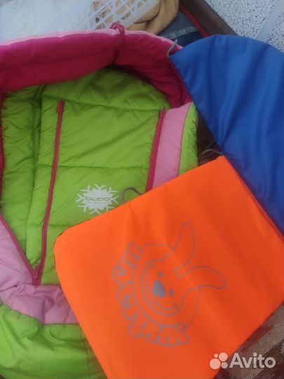 Теплый чехол на санки