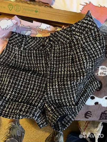 Твидовые шорты