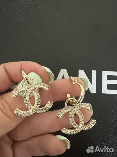 Серьги оригинал Chanel