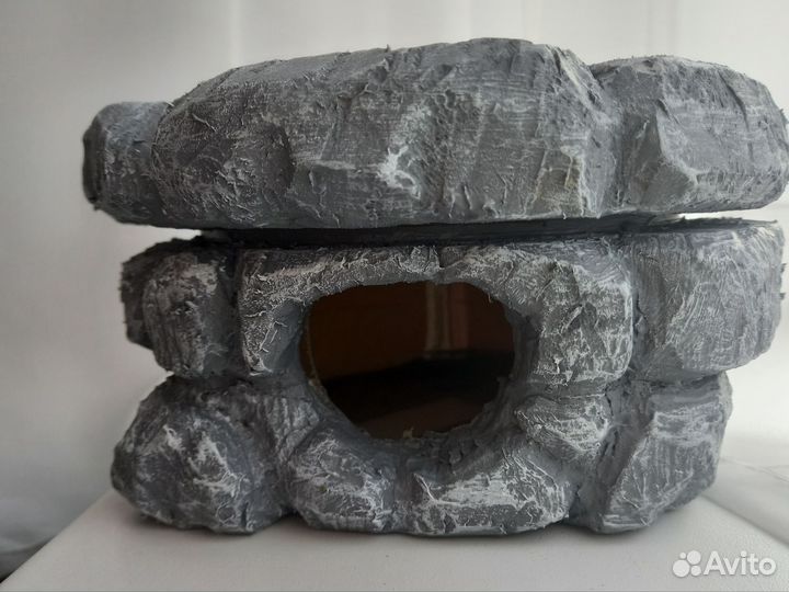 Влажная камера, укрытие,грот для гекконов