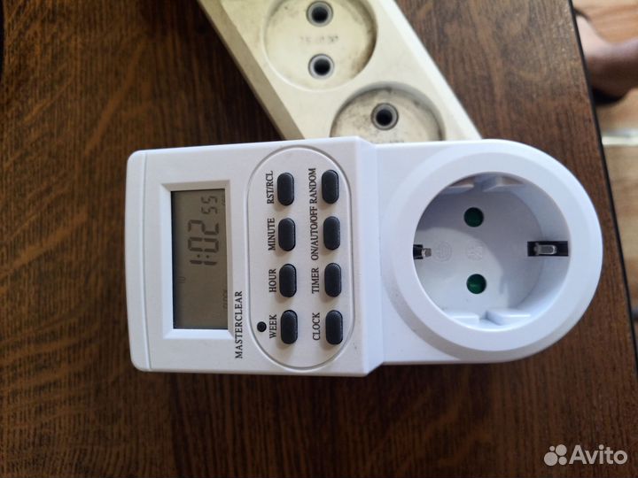 Розетка с электронным таймером
