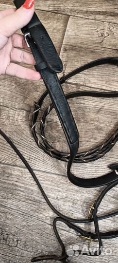 Уздечка (оголовье) без трензеля+ повод