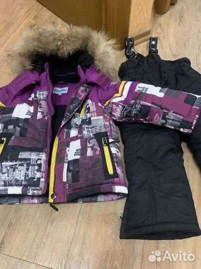 Зимний костюм для девочки 98 104
