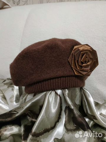 Берет женский 100 шерсть