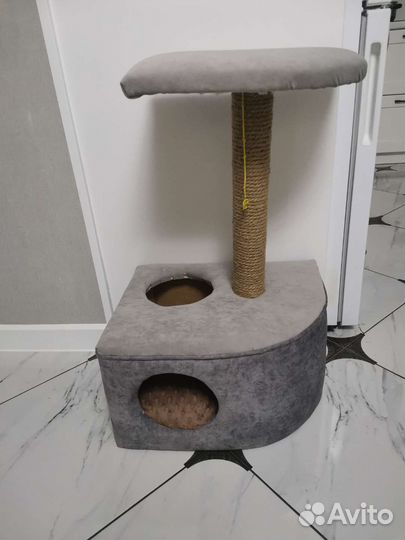 Домик для кошки с когтеточкой