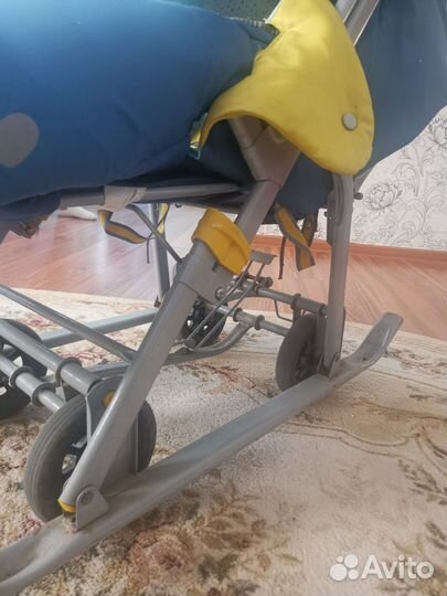 Детские санки коляска бу