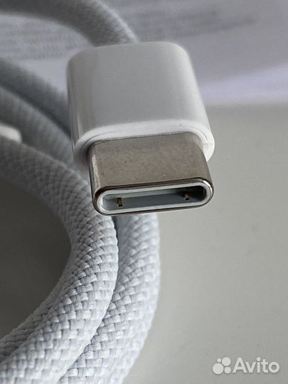 Провод для iPhone 15 кабель плетёный (ориг чип)