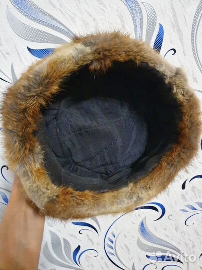 Шапка норковая мужская, б/у