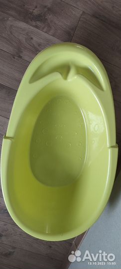 Ванна детская для купания зелёная