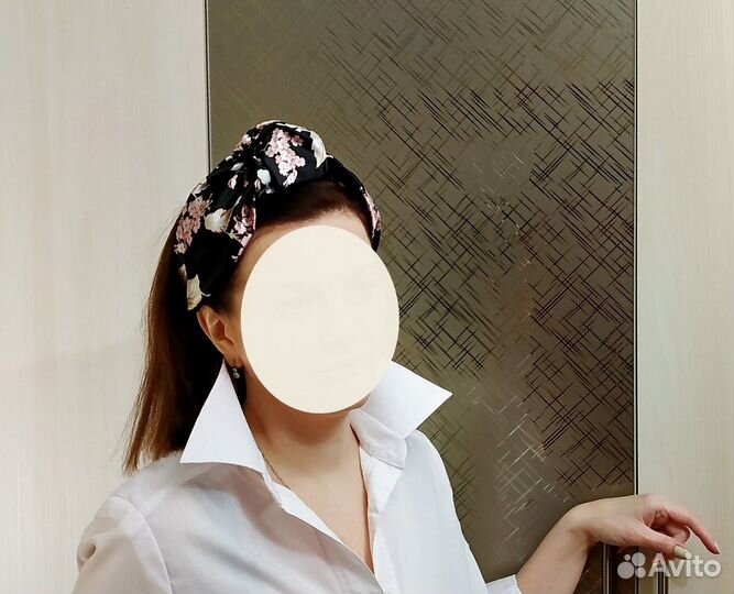 Ободок-получалма - ручная работа, новый