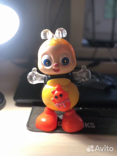 Пчела-игрушка музыкальная