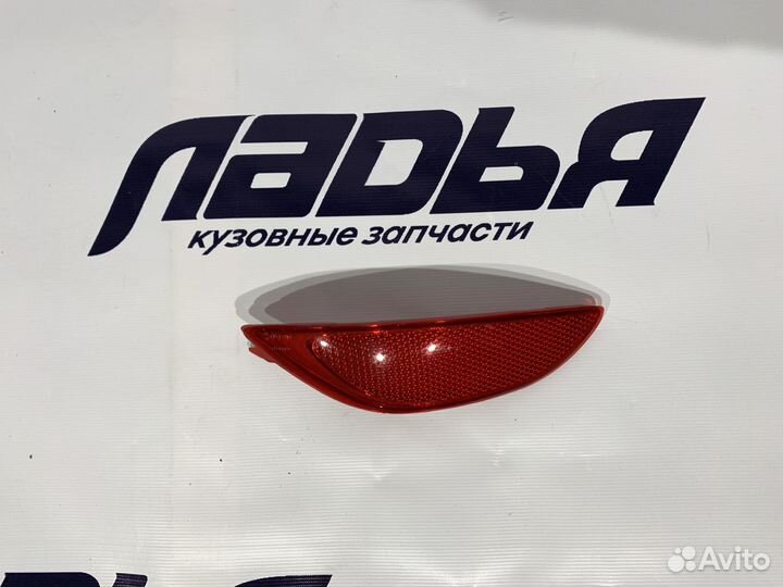 Катафот заднего бампера Hyundai Solaris(10-14) лев