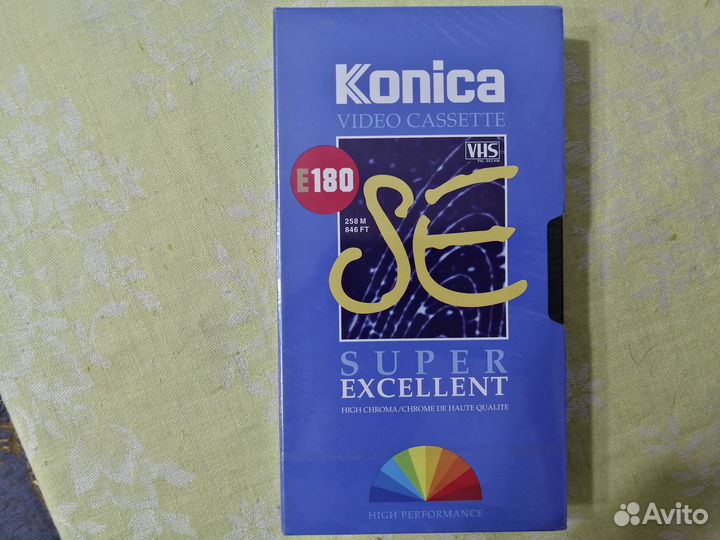 Видео-кассета чистая новая запечатанная