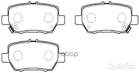Колодки тормозные дисковые honda: legend 04.10