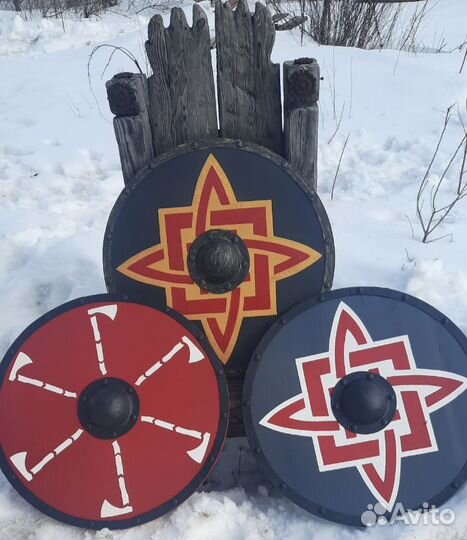 Щиты викингов, варяги, историческая реконструкция