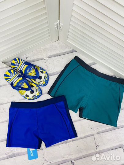 Новые купальные плавки боксеры для мальчика