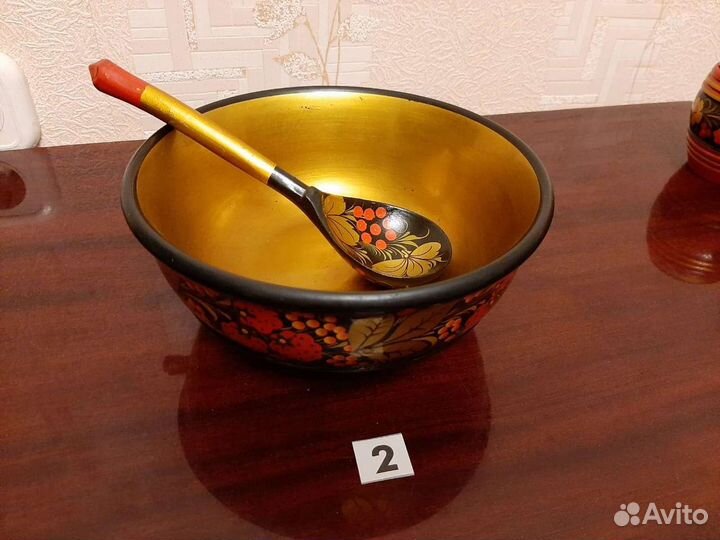 Хохлома, наборы посуды