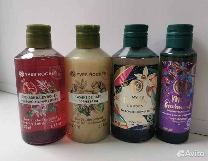 Ив Роше гели д/душа, жидкое мыло, молочко для тела
