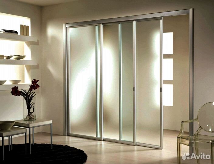 Двери стеклянные