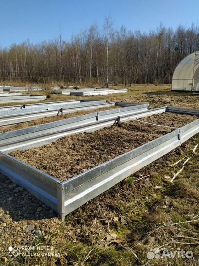 Грядка коричневая 1м х 3м х 22см