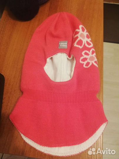 Шапка-шлем для девочки. Tokka tribe. Размер 50-52