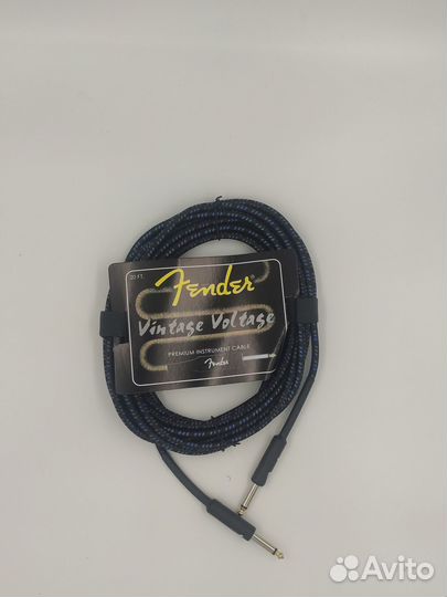 Гитарный кабель jack 6.5 Fender 3/6/10 метров
