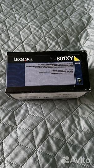 Картриджи lexmark 801xy