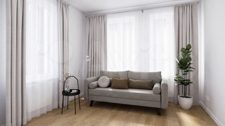 2-к. квартира, 57,8 м², 6/11 эт.