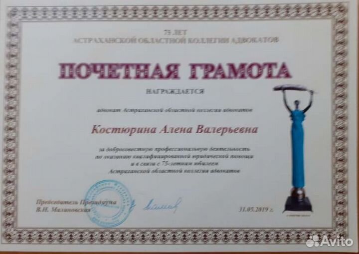 Адвокат по уголовным, гражданским делам