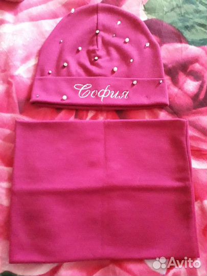 Шапка и снуд,кепка