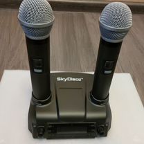 Беспроводное караоке на двоих SkyDisco MIC-WL25