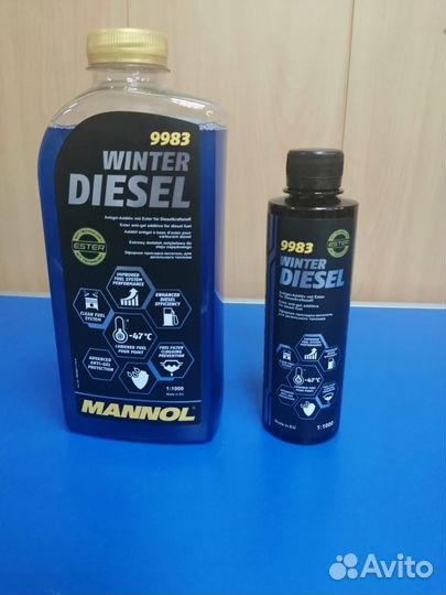 Присадка-антигель 9983 mannol winter diesel 1л