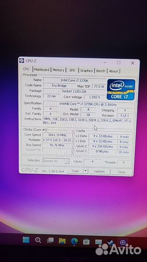 Мат плата 1155 b75 + i7 3770k + 16 gb 1600hgz