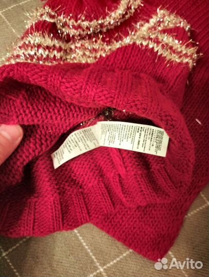 Комплект шапка и шарф для девочки