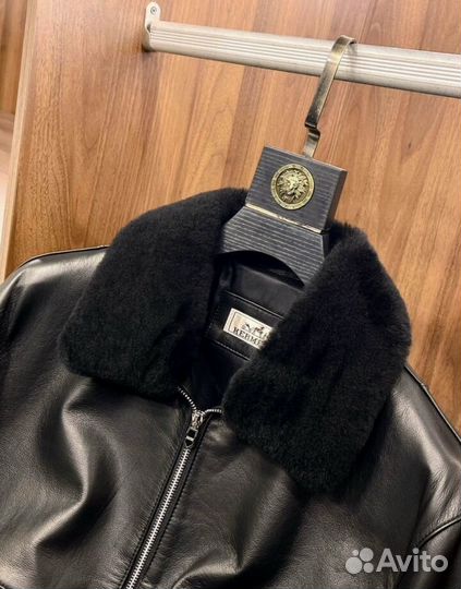 Кожаная куртка Hermes