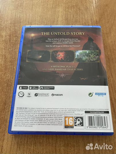 Lord of the rings Gollum ps5