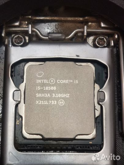 Процессор intel core i5 10500 + кулер