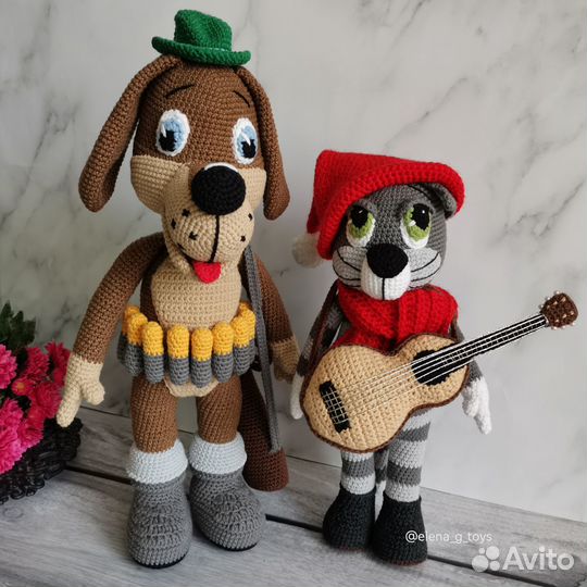 Пес Шарик с ружьём ручная работа в наличии