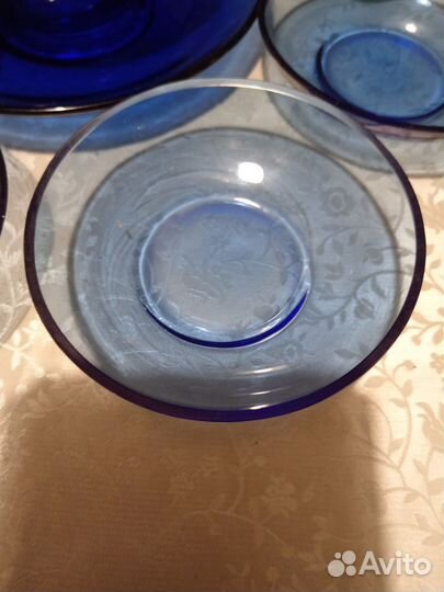 Посуда цветное стекло