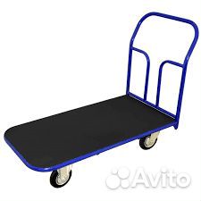 Тележка платформенная с резиновым покрытием тпр 6